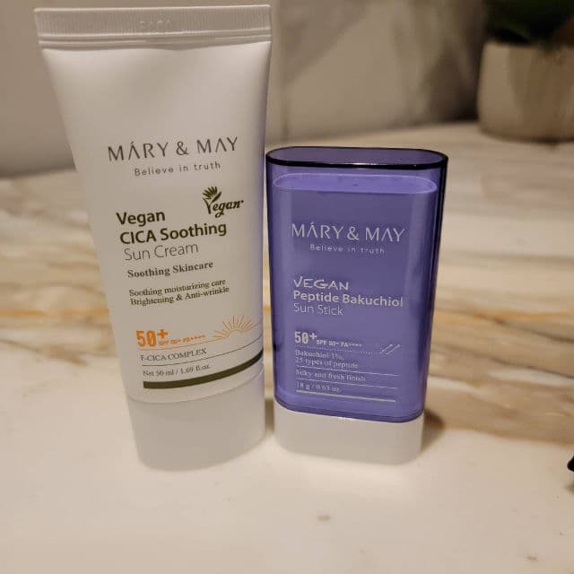 Mary&May Cica Soothing Sun Cream SPF50+ PA++++  review photo by SumooQueen
