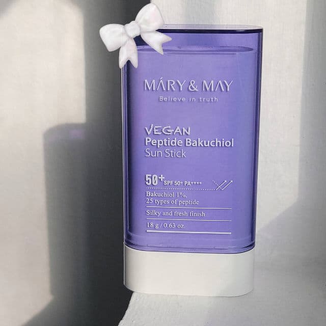 Mary&May Vegan Peptide Bakuchiol Sun Stick SPF50+ PA++++ review photo by SumooQueen