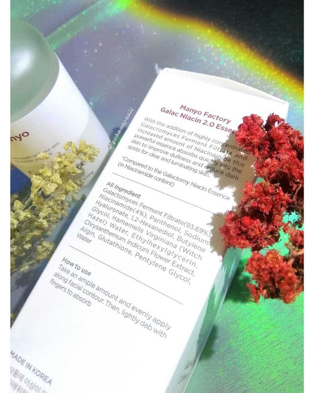 manyo Galac Niacin 2.0 Essence review photo by yohanaprill18