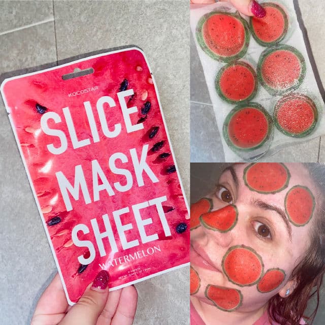 KOCOSTAR Watermelon Slice Mask Sheet review photo by sparkleeveryday