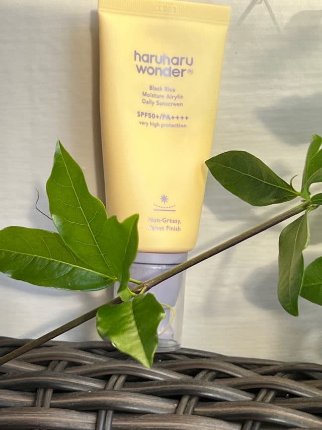 Black Rice Moisture Airyfit Sunscreen SPF50+/PA++++ product review