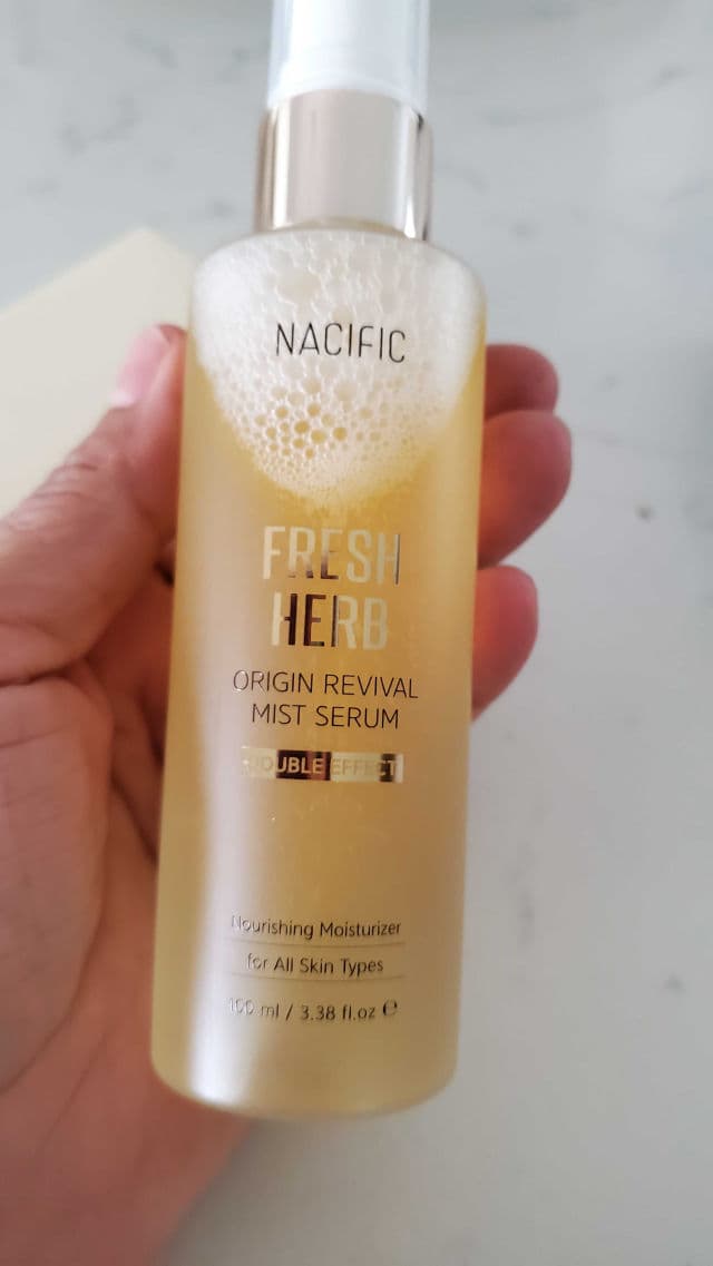 Nacific Fresh Herb Origin Revival Mist Serum review photo by aneliberdeja