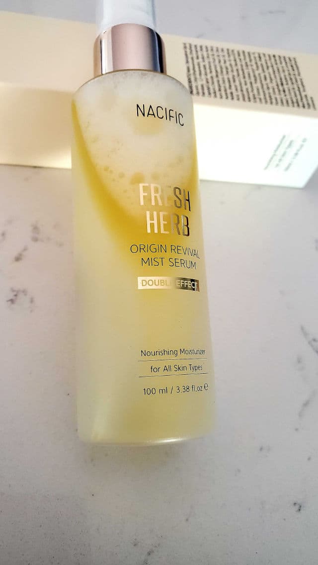 Nacific Fresh Herb Origin Revival Mist Serum review photo by aneliberdeja