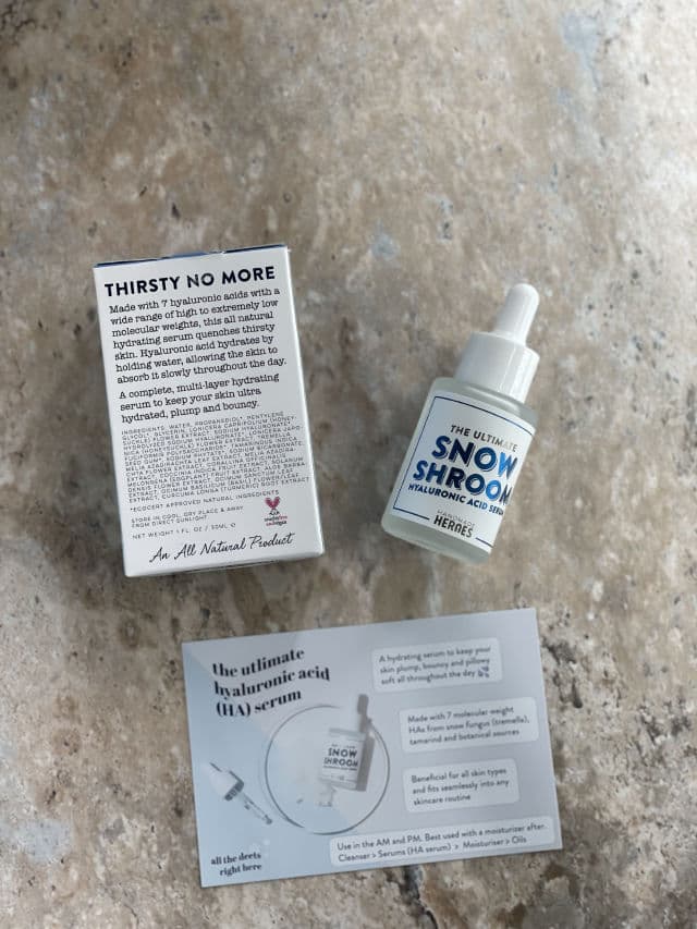 Handmade Heroes The Ultimate Snow Shroom Hyaluronic Acid Serum review photo by simhazel