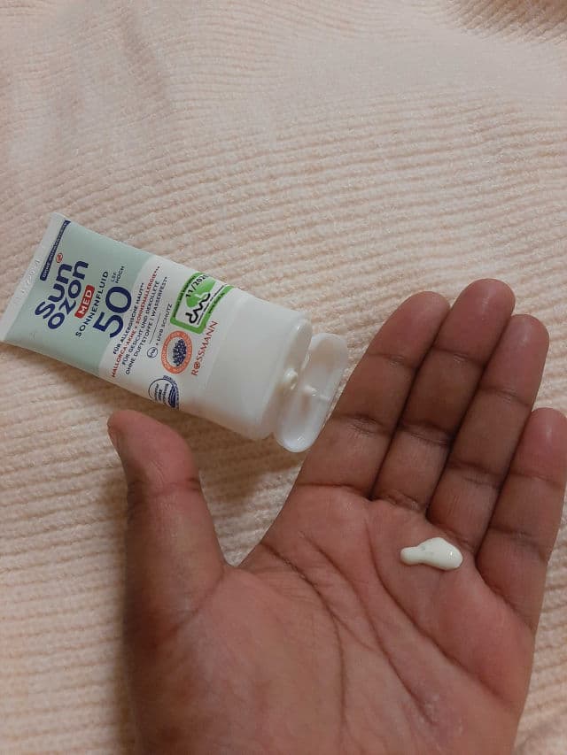 Sunozon MED Sonnenfluid LSF 50 review photo by AnneMarie91