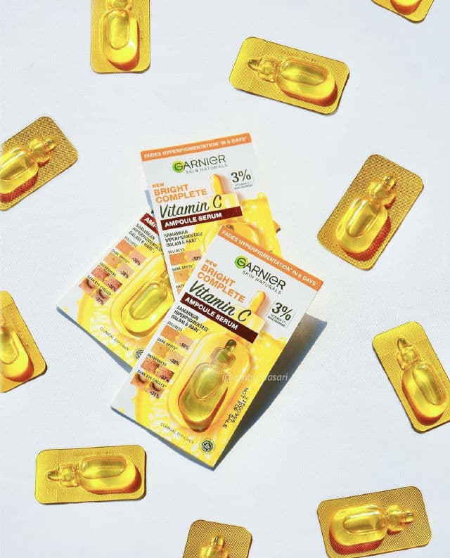 Garnier Bright Complete Vitamin C Ampoule Serum review photo by Arinapurna