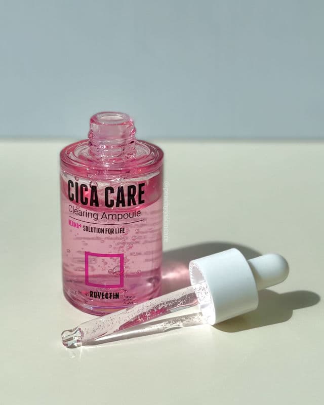 Rovectin Skin Essentials Cica Care Clearing Ampoule review photo by peachyyskincare