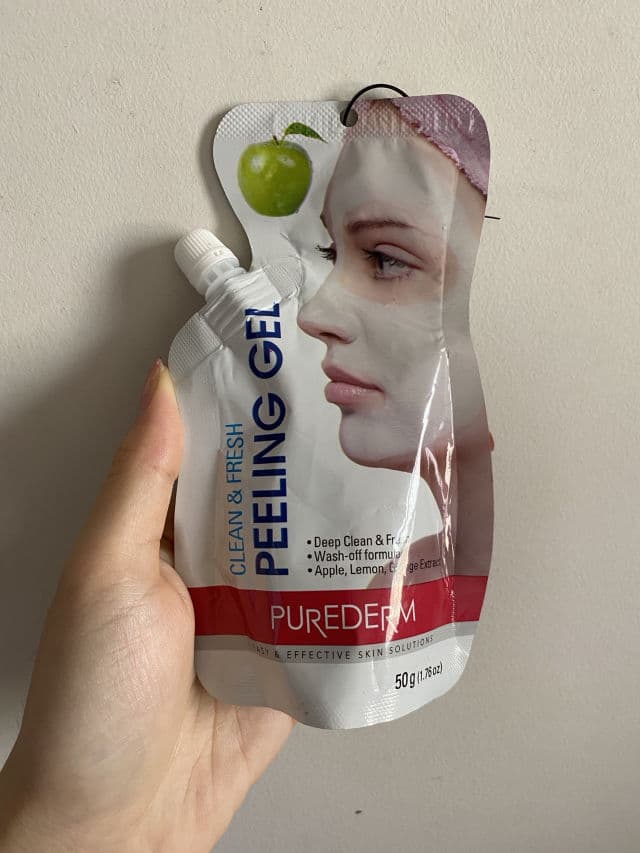 Purederm Clean & Fresh Peeling Gel Apple Spout  review photo by mindayne
