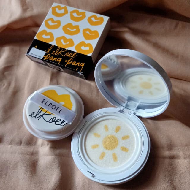 ELROEL Pang Pang Big Sun Cushion UV Shield review photo by AARIANDAYU