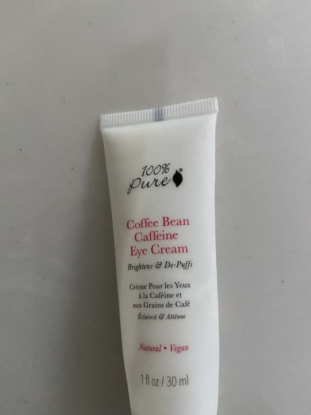 100% Pure Coffee Bean Caffeine Eye Cream review photo by AAlcorn1218