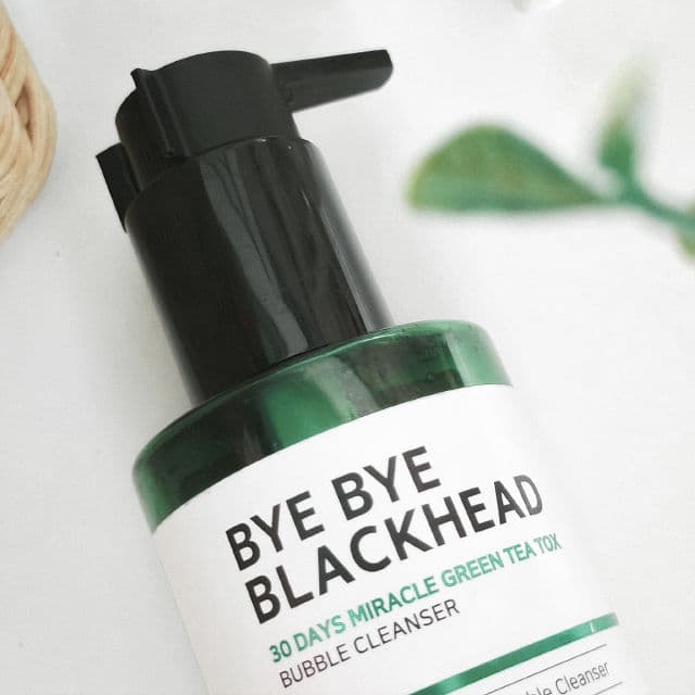 Some By Mi Bye Bye Blackhead 30Days Miracle Green Tea Tox Bubble Cleanser review photo by Afandi