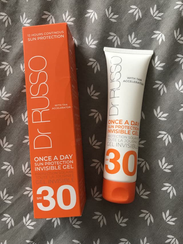 Dr Russo Once a Day Invisible Gel SPF30 review photo by Aggy