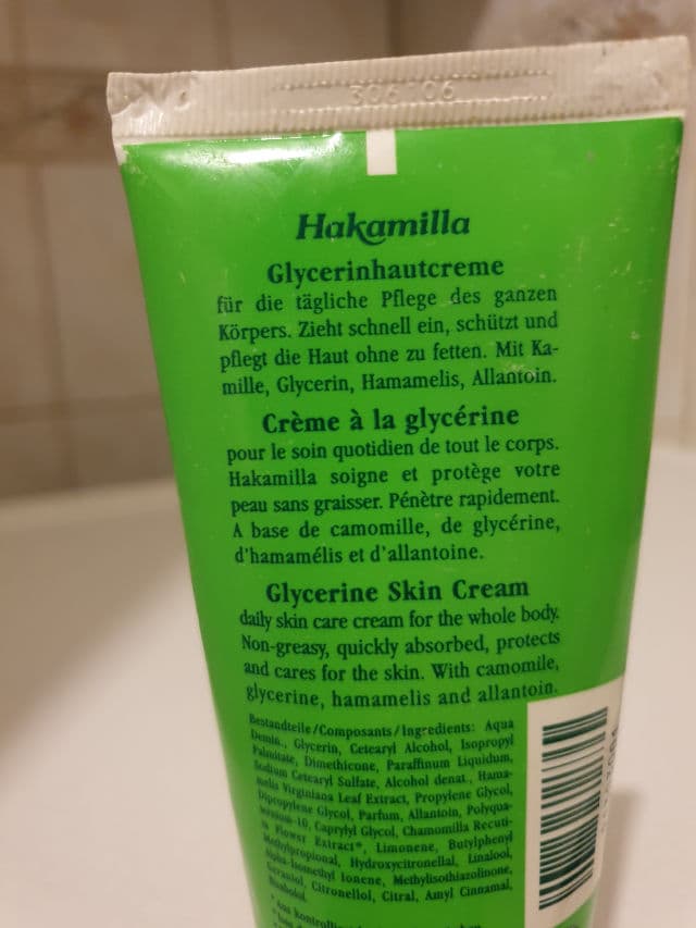 Hakamilla Glycerin Creme review photo by Agness