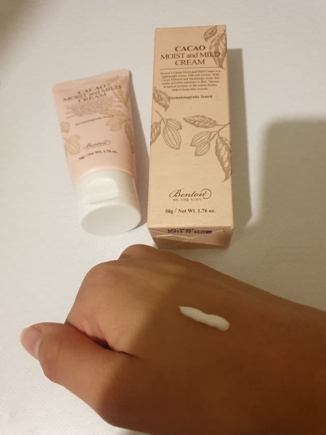 BENTON Cacao Moist and Mild Cream review photo by Agness