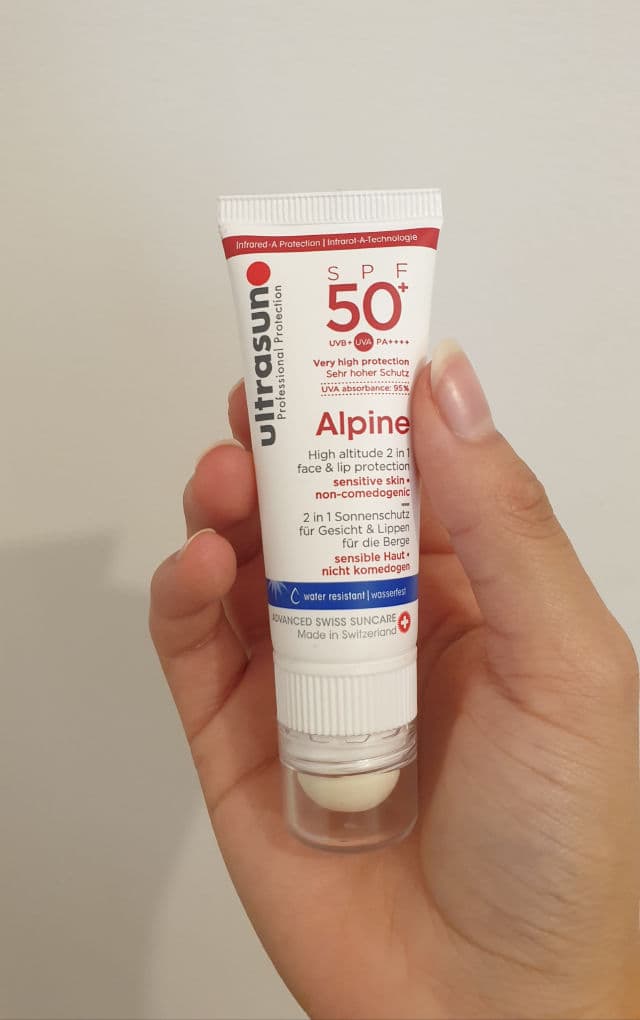 Ultrasun Alpine SPF50+ review photo by Agness