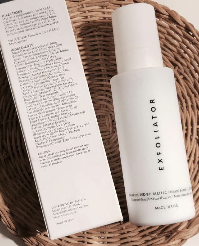 NAELI AHA / BHA SuperFruit Face Exfoliator review photo by Ajsensitiveskincare