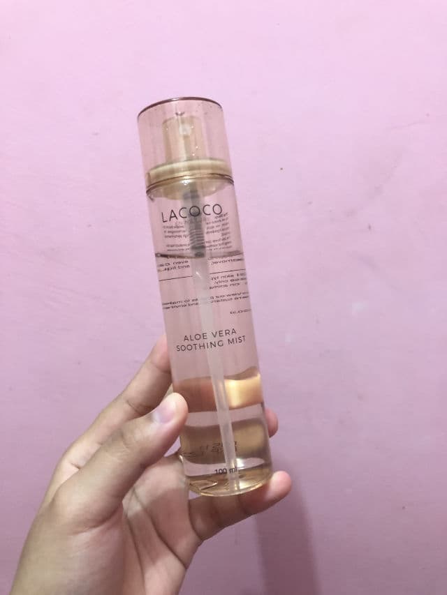 Lacoco en nature Aloe Vera Soothing Mist review photo by Alfath