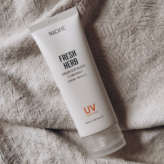 Nacific Fresh Herb Origin Sun Block SPF50 PA++++ review photo by OlyaAlink