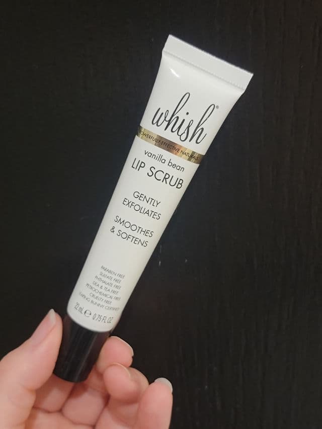 Whish Vanilla Lip Scrub review photo by AllDayBeautyBabe