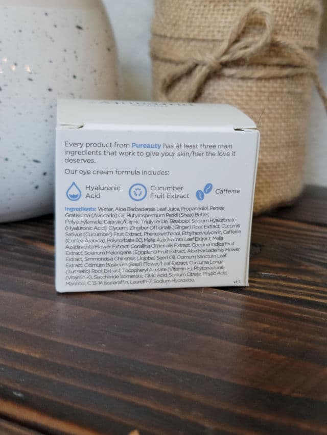 Pureauty Naturals Advanced Eye Cream review photo by AllDayBeautyBabe