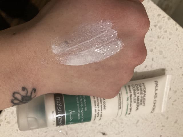 Paula's Choice HYDRALIGHT Shine-Free Mineral Complex SPF 30 review photo by AllSkinIsBeauty