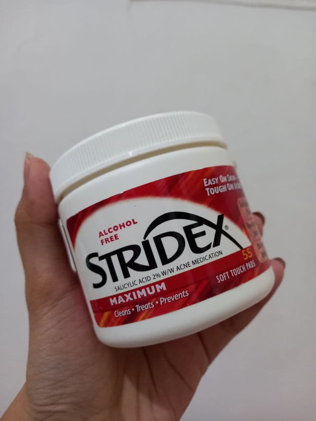 Stridex Single-Step Acne Control, Maximum, Alcohol Free review photo by witchedhazel