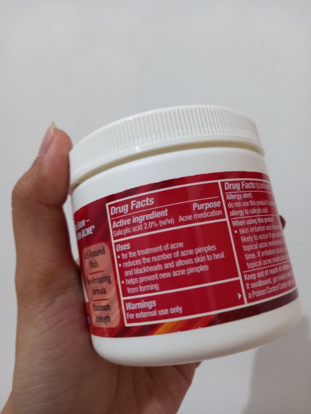 Stridex Single-Step Acne Control, Maximum, Alcohol Free review photo by witchedhazel