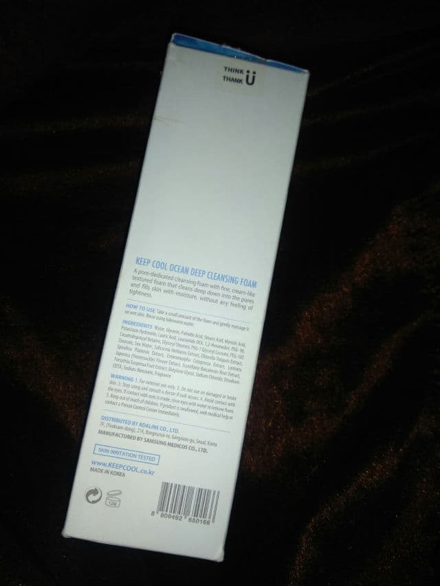 Keep Cool Ocean Deep Cleansing Foam review photo by Alna