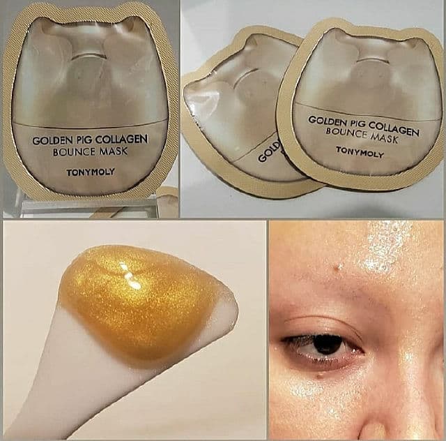 TONYMOLY Golden Pig Collagen Bounce Mask review photo by AlottaReviews