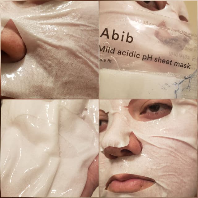 Abib Mild Acidic pH Sheet Mask Aqua Fit review photo by AlottaReviews