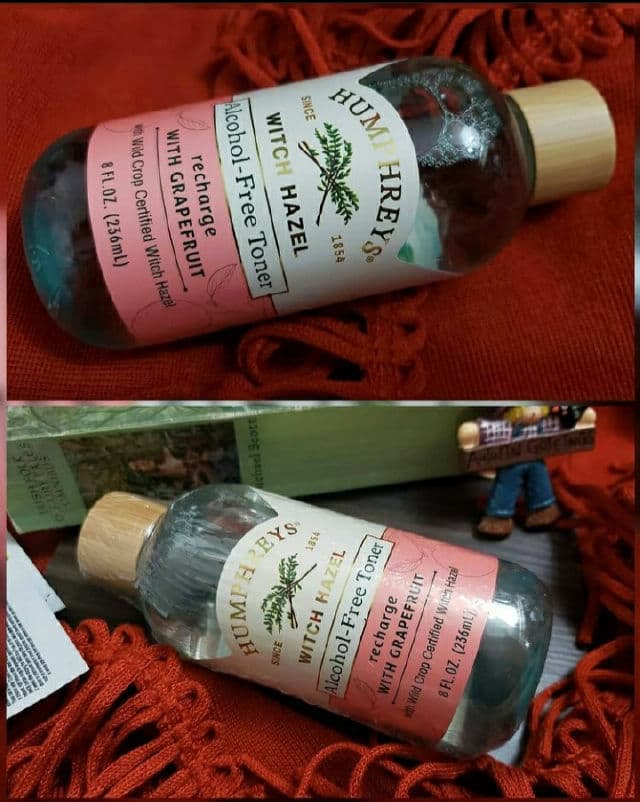 Humphreys Recharge Witch Hazel + Grapefruit Alcohol-Free Toner review photo by AlottaReviews