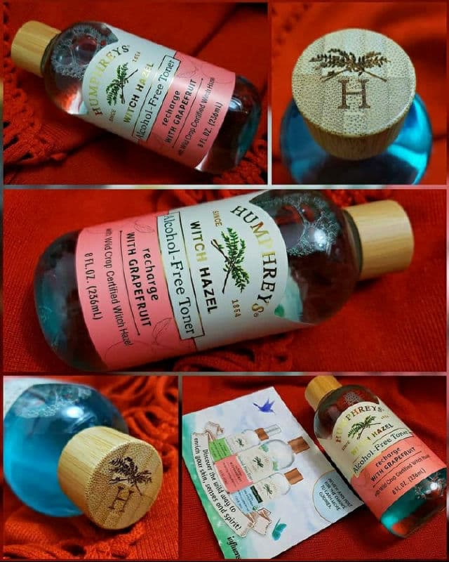 Humphreys Recharge Witch Hazel + Grapefruit Alcohol-Free Toner review photo by AlottaReviews