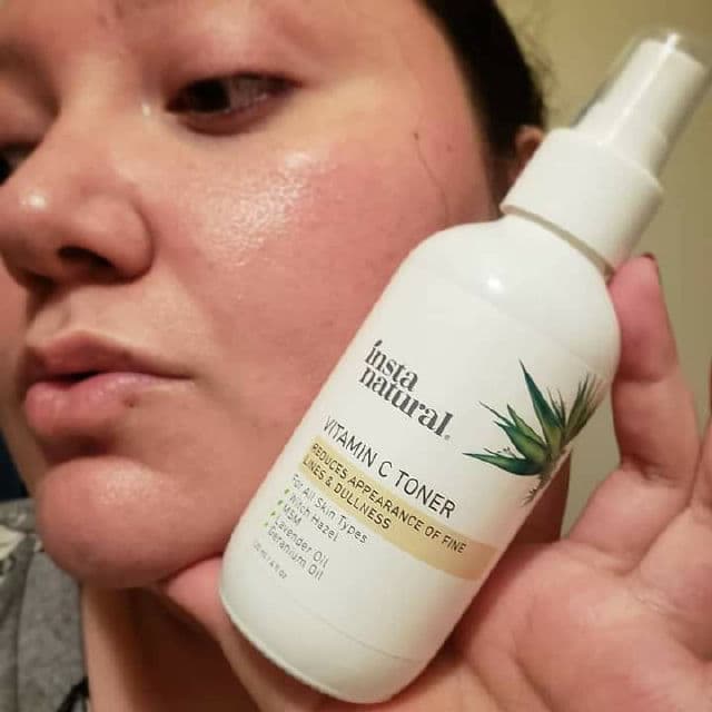 InstaNatural Vitamin C Toner review photo by AlottaReviews