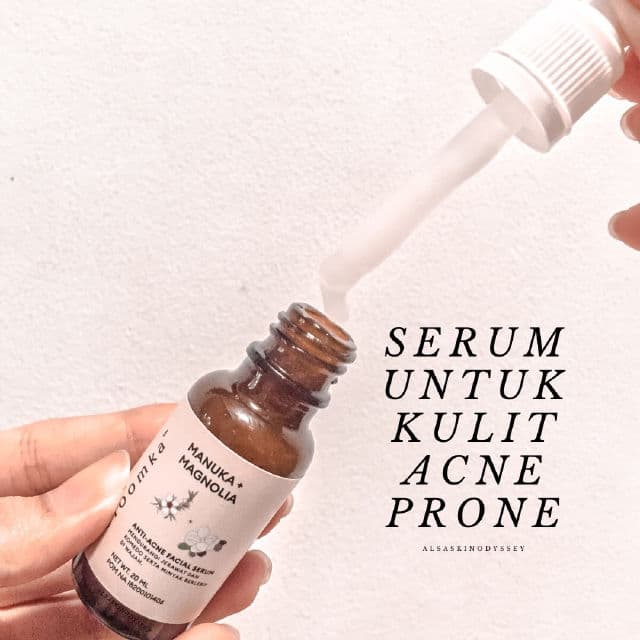 Bloomka Manuka + Magnolia Serum review photo by Alsaskinodyssey