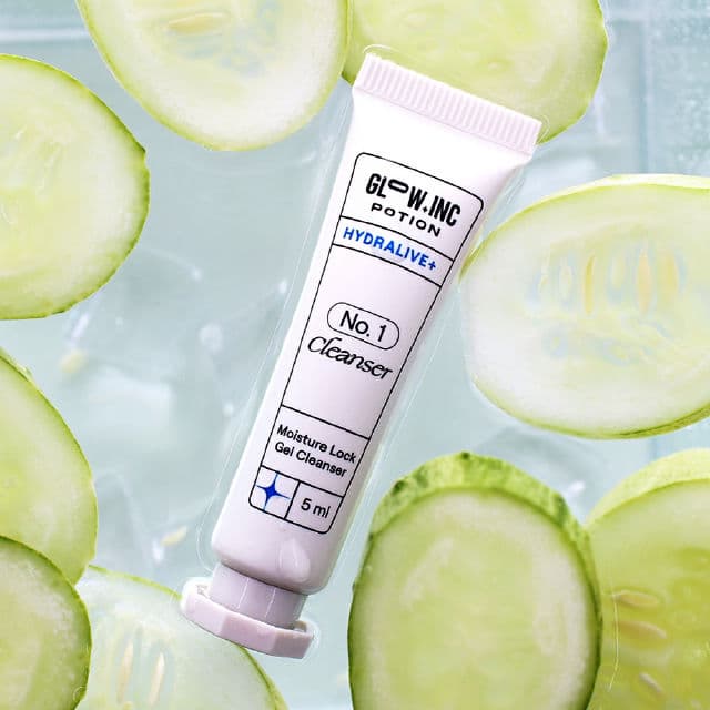Glow Inc Potion HYDRALIVE+ Moisture Lock Gel Cleanser review photo by Alyarizkiramadhan