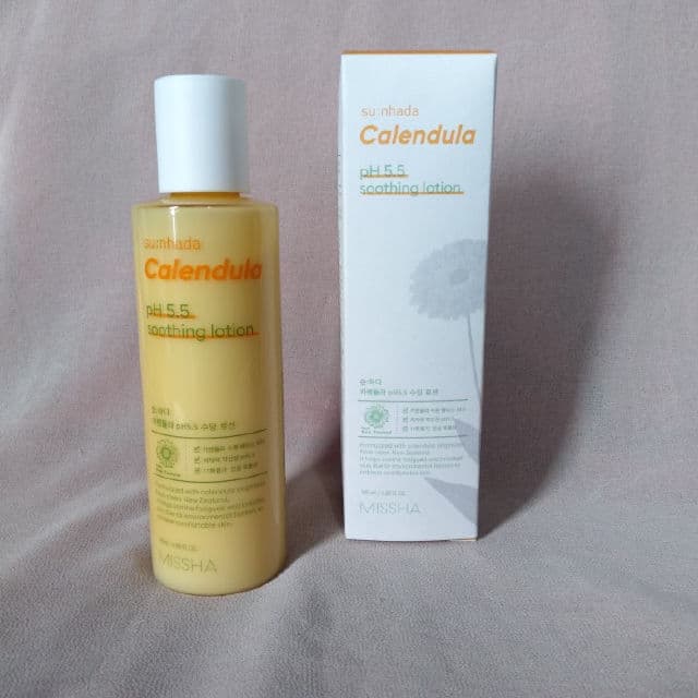 MISSHA Su:nhada Calendula pH 5.5 Soothing Lotion review photo by AmaliaAnnufus