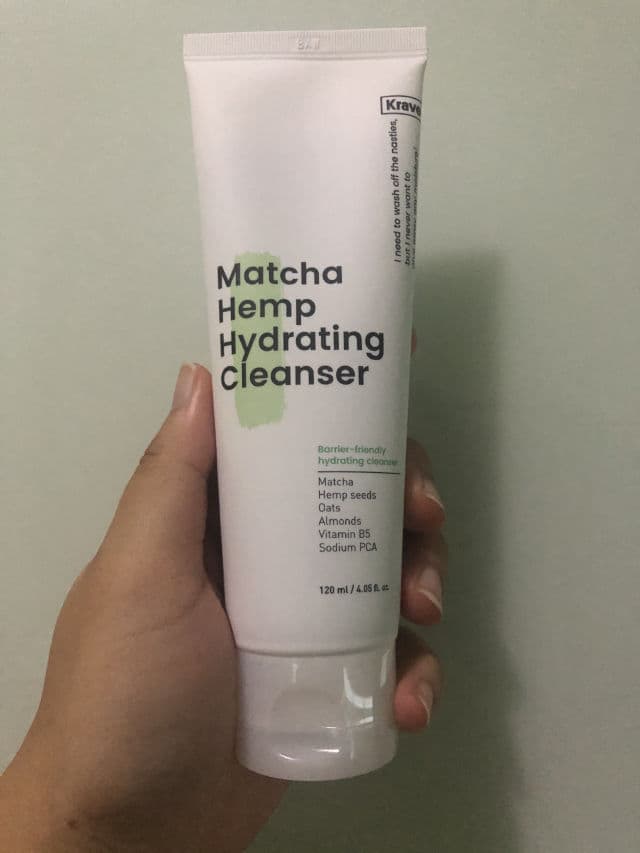 Krave Beauty Matcha Hemp Hydrating Cleanser review photo by AmeeJay