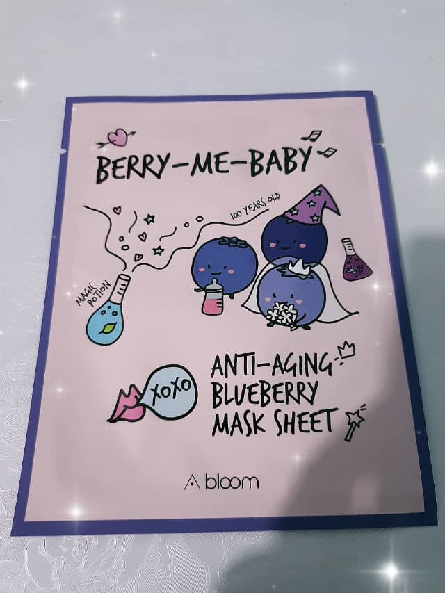 A'bloom Berry-Me-Baby Anti-aging Blueberry Mask review photo by Amelll