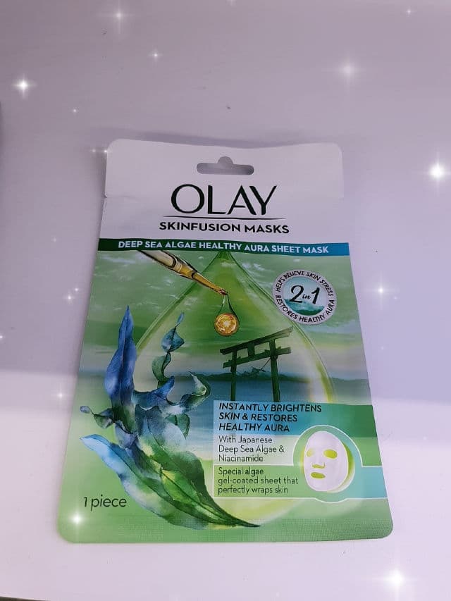 Olay Deep Sea Algae Healthy Aura Sheet Mask review photo by Amelll