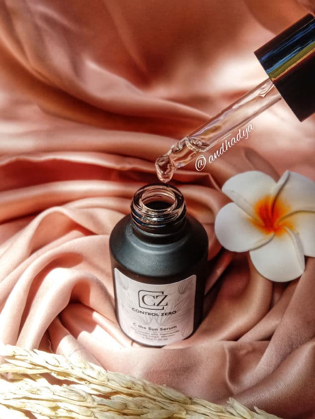 Control Zero C the Sun Serum review photo by Andhadya