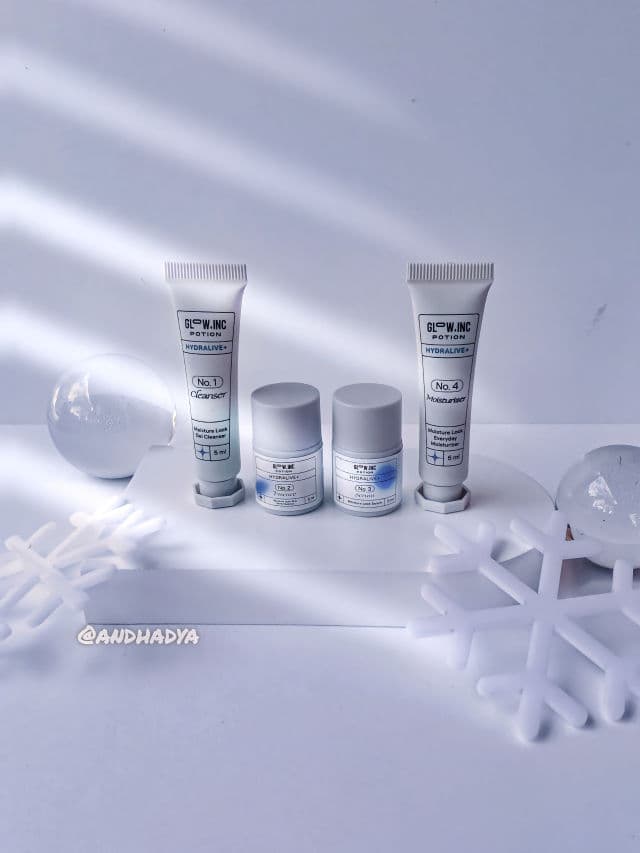 Glow Inc Potion HYDRALIVE+ Moisture Lock Gel Cleanser review photo by Andhadya