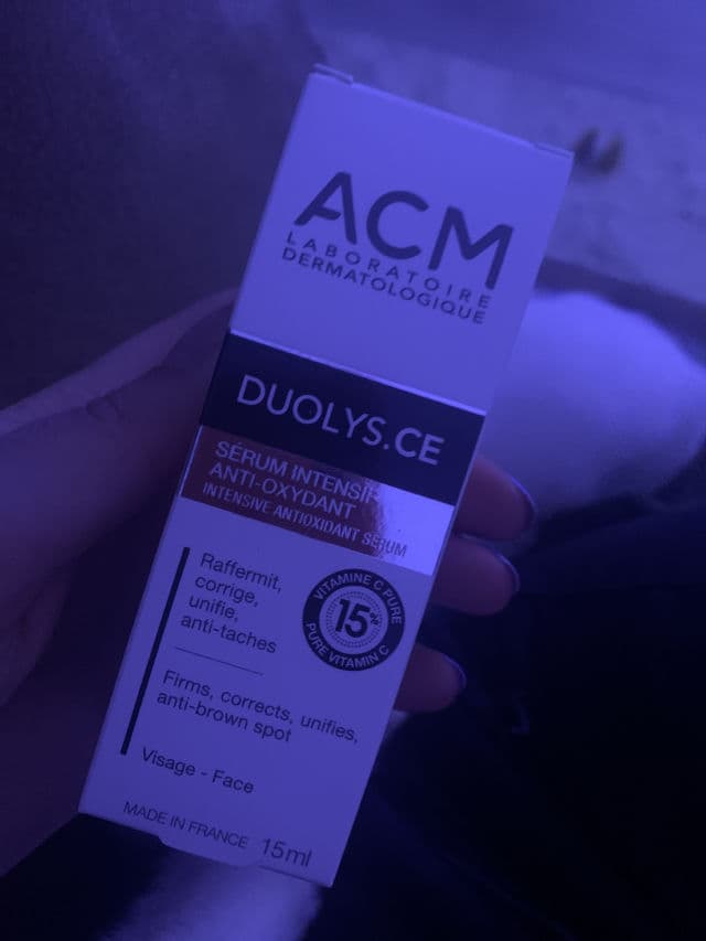 ACM Duolys. CE Intensive Antioxidant Serum review photo by Andrrea