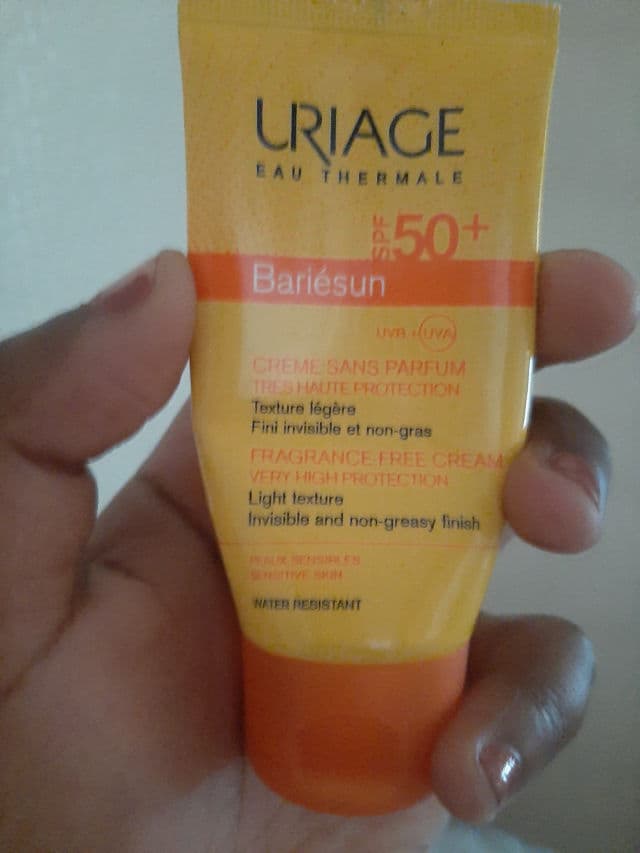 Uriage Bariesun Fragrance-Free Cream SPF50+ review photo by AnneMarie91