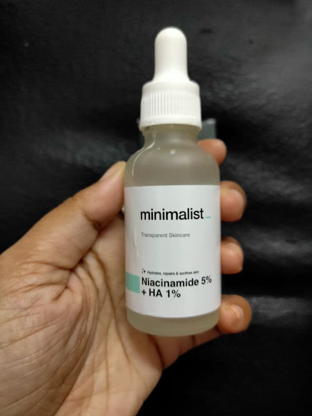 Minimalist Niacinamide 5% + Hyaluronic Acid 1% review photo by Annie93