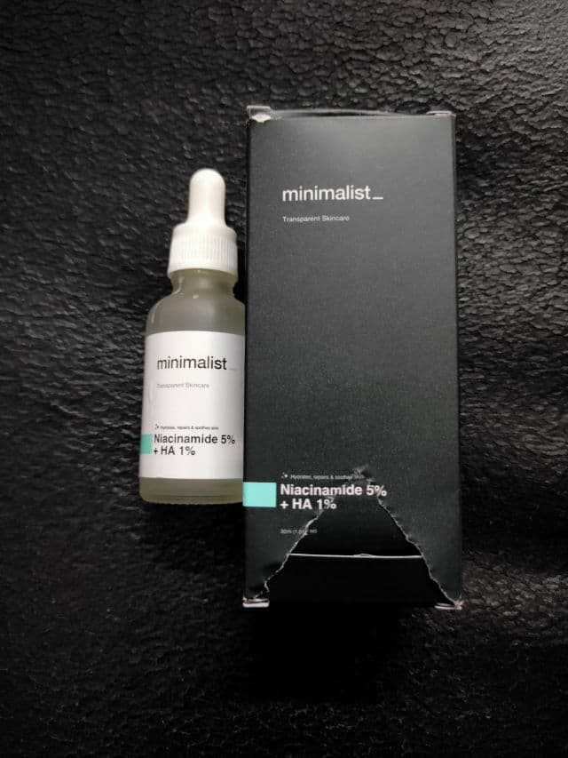 Minimalist Niacinamide 5% + Hyaluronic Acid 1% review photo by Annie93