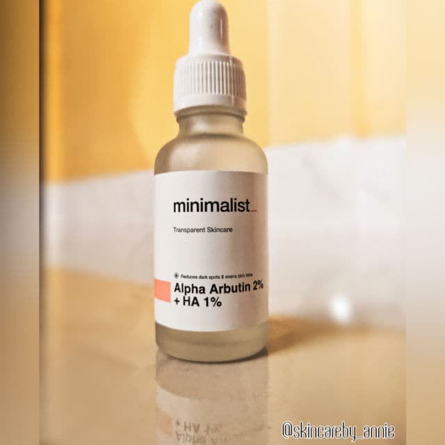 Minimalist Alpha Arbutin 2% + Hyaluronic Acid 1% review photo by Annie93