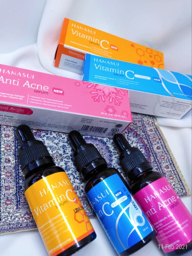 Hanasui Cosmetics Vitamin C Serum + Collagen Serum review photo by Annisadivi