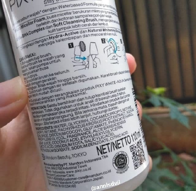 Pixy White Aqua Pore Cleanse Micellar Foam review photo by Annisadivi