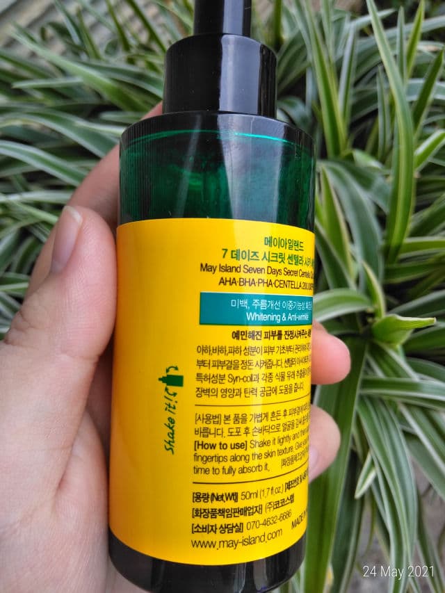 MAY ISLAND 7 Days Secret Centella Cica Serum review photo by Annisadivi