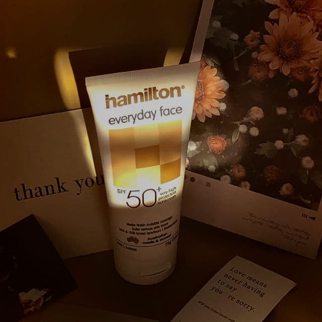 Hamilton Sunscreen Everyday Face SPF 50+ review photo by AntidepressantPills